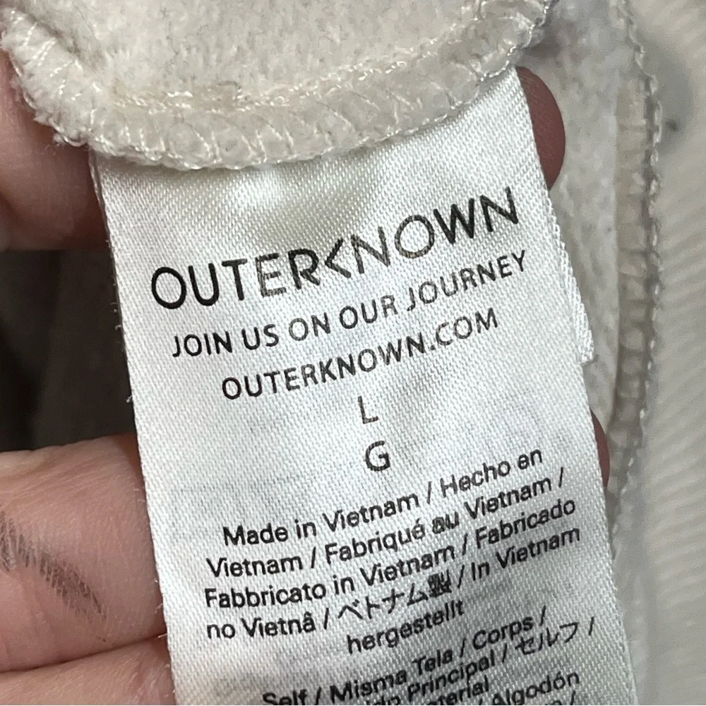OuterKnown L High Tide Crew Sweatshirt 0221 Ash Blue large men - Picture 6 of 8